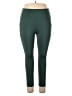 Assorted Brands Solid Green Active Pants Size L - photo 1