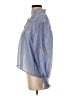Free For Humanity 100% Cotton Blue Long Sleeve Blouse Size S - photo 5