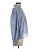 Free For Humanity 100% Cotton Blue Long Sleeve Blouse Size S - photo 4