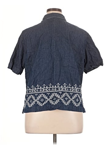 Elisabeth by Liz Claiborne Denim Vest (view 2)