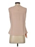 Zara 100% Polyester Tan Sleeveless Blouse Size S - photo 2