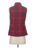 Croft & Barrow 100% Polyester Plaid Red Vest Size S - photo 2