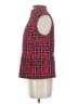 Croft & Barrow 100% Polyester Plaid Red Vest Size S - photo 5