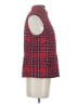 Croft & Barrow 100% Polyester Plaid Red Vest Size S - photo 4