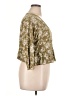wonderly Gold 3/4 Sleeve Blouse Size 1X - photo 4