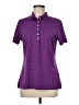 Unbranded 100% Polyester Purple Short Sleeve Polo Size M (estimated) - photo 1