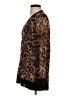 Chico's Animal Print Brown Long Sleeve Blouse Size Sm (0) - photo 5