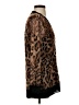 Chico's Animal Print Brown Long Sleeve Blouse Size Sm (0) - photo 4