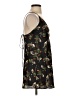 Zara 100% Polyester Tropical Black Cocktail Dress Size S - photo 4