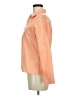 Assorted Brands 100% Cotton Color Block Orange Long Sleeve Blouse Size 8 Petite - photo 5