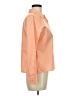 Assorted Brands 100% Cotton Color Block Orange Long Sleeve Blouse Size 8 Petite - photo 4