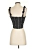 Paper Crane 100% Rayon Black Sleeveless Top Size S - photo 2
