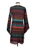 Rock 47 100% Polyester Print Teal Casual Dress Size S - photo 2