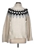 Sanctuary 100% Polyester Chevron-herringbone Ivory Pullover Sweater Size L - photo 1