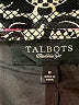 Talbots Paisley Black Jacket Size 8 - photo 6