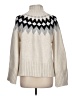Sanctuary 100% Polyester Chevron-herringbone Ivory Pullover Sweater Size L - photo 2