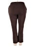 Lands' End 100% Cotton Solid Brown Active Pants Size 2X - photo 2