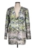 Carlisle Print Green Blazer Size 12 - photo 1
