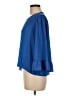 Zara Basic Blue 3/4 Sleeve Blouse Size M - photo 5