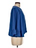 Zara Basic Blue 3/4 Sleeve Blouse Size M - photo 4