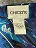 Chico's 100% Silk Blue 3/4 Sleeve Silk Top Size Med (1) - photo 7