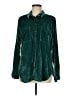 Pilcro Teal Long Sleeve Button-Down Shirt Size M - photo 1