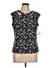 Kasper Blue Sleeveless Blouse Size L (petite) - photo 1