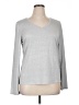 Talbots Silver Long Sleeve Top Size XL - photo 1