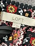 Ann Taylor LOFT 100% Polyester Paisley Black Long Sleeve Blouse Size M - photo 7