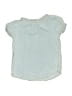 Mudd 100% Cotton Blue Short Sleeve Blouse Size 7 - 8 - photo 2