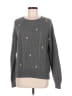 Hem & Thread Stars Gray Pullover Sweater Size M - photo 1