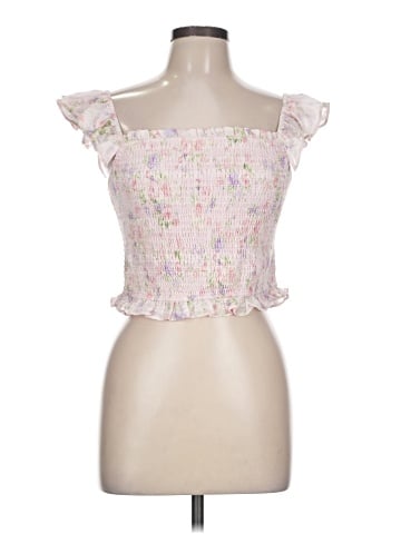 Peach Love Sleeveless Blouse (view 1)