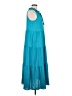 Max Studio 100% Polyester Teal Casual Dress Size L - photo 4