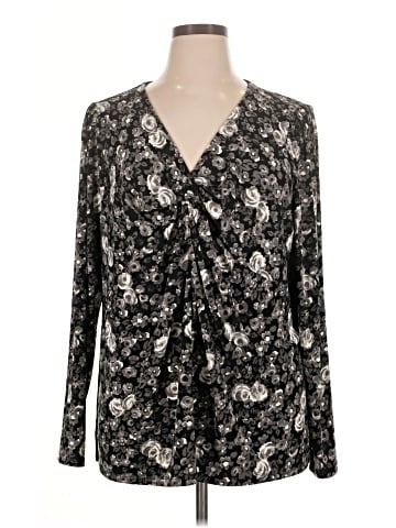 Isaac Mizrahi LIVE! Long Sleeve Blouse (view 1)