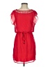 City Triangles 100% Polyester Solid Red Casual Dress Size S - photo 1