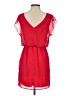 City Triangles 100% Polyester Solid Red Casual Dress Size S - photo 2