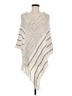 Coco + Carmen 100% Acrylic Ivory Poncho One size - photo 1
