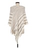 Coco + Carmen 100% Acrylic Ivory Poncho One size - photo 2