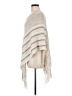 Coco + Carmen 100% Acrylic Ivory Poncho One size - photo 5