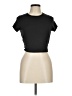 Hyfve Black Short Sleeve Turtleneck Size M - photo 1