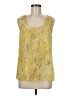 Classiques Entier 100% Silk Yellow Sleeveless Silk Top Size M - photo 1