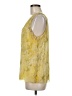 Classiques Entier 100% Silk Yellow Sleeveless Silk Top Size M - photo 5