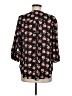 Pleione Floral Black 3/4 Sleeve Blouse Size M - photo 2