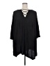 Terra & Sky Black 3/4 Sleeve Top Size 4X - photo 2