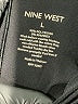 Nine West Solid Black Casual Dress Size L - photo 8