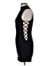 Blush Solid Black Cocktail Dress Size M - photo 5