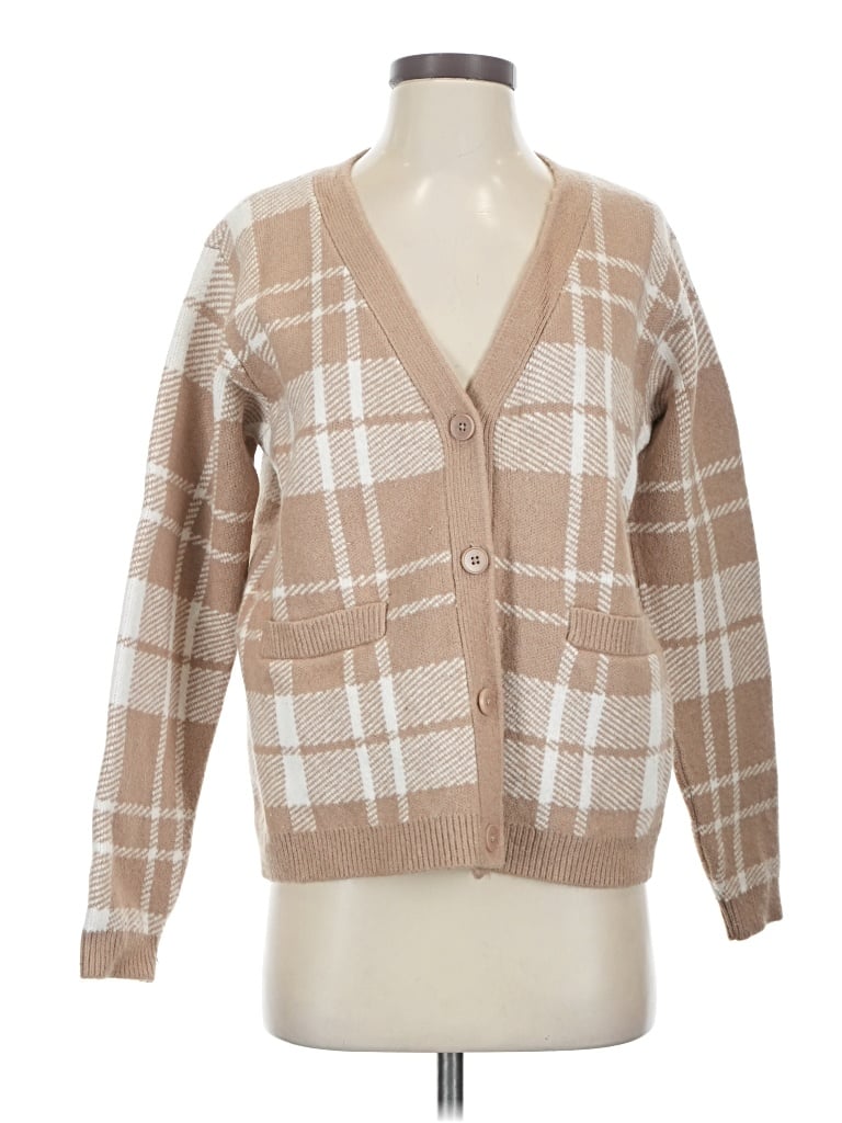 Pre-owned Wilfred Cardigan Sweater In Tan