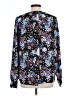 dalia 100% Polyester Floral Black Long Sleeve Blouse Size L - photo 2