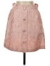Sandro Chevron-herringbone Pink Casual Skirt Size Sm (1) - photo 1