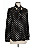 J.Crew 365 Polka Dots Black Long Sleeve Blouse Size 10 - photo 1